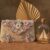 Pastel Garden Handcrafted Floral Embroidered Clutch