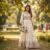 Ivory Rosette Handcrafted Beaded Clutch
