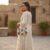 Ivory Rosette Handcrafted Beaded Clutch