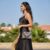 Amara Midnight Beaded Clutch