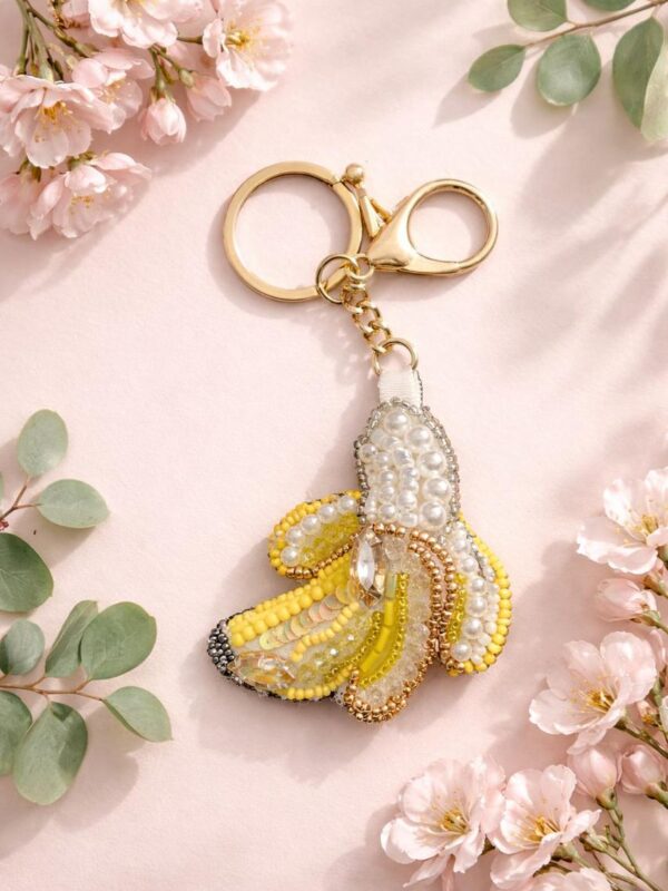 Banana Beaded Charm
