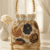 Floral Pearl Embroidered Potli Bag