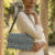 Sky wave Beaded Shoulder Bag