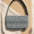 Sky wave Beaded Shoulder Bag