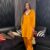 Mustard Luxe Satin Co-ord Set