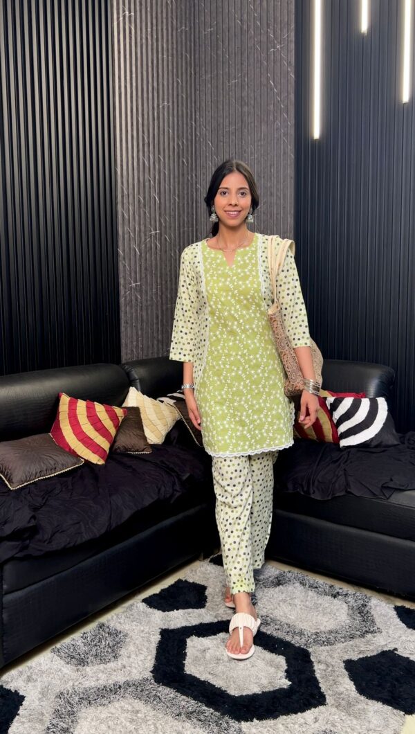 Untitled Green Kurta Set