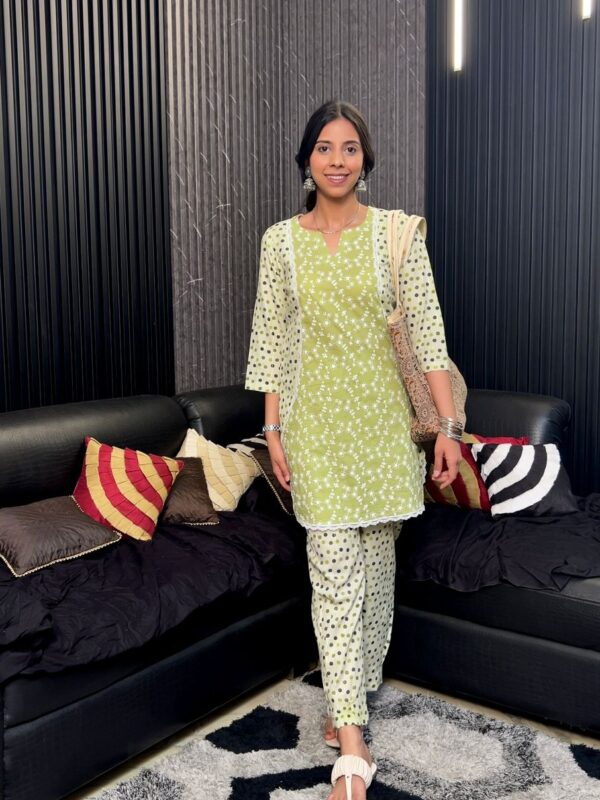 Untitled Green Kurta Set
