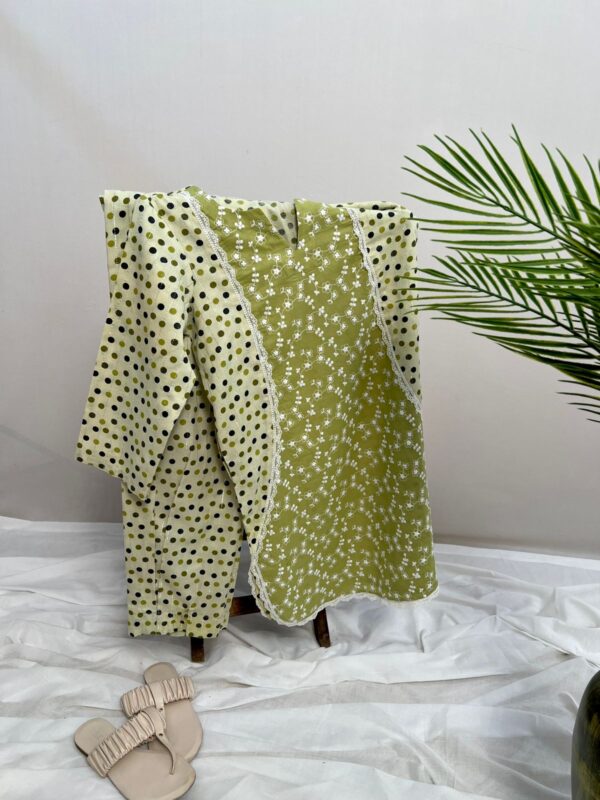 ddf Green Kurta Set