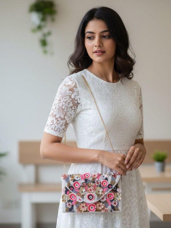 fdb Blossom Royale Clutch Bag