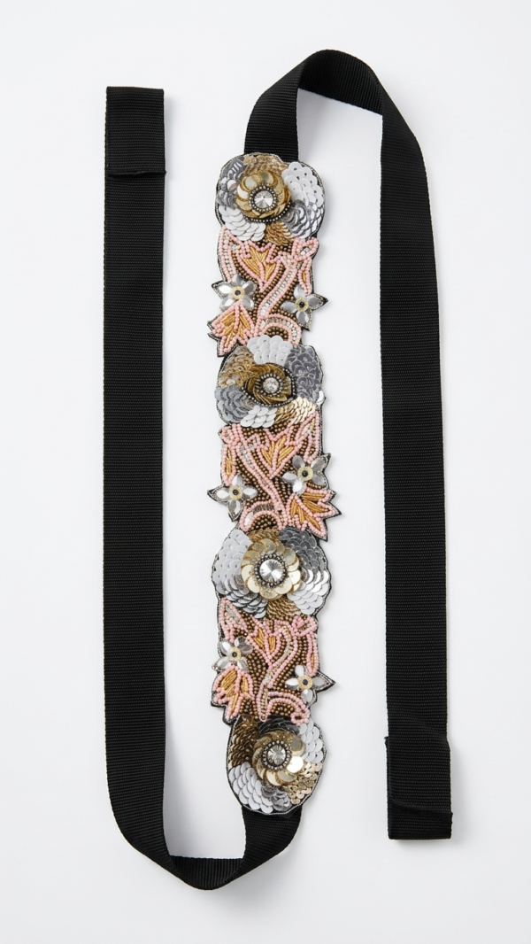 pomelli_photoshoot_image_9_16_0521 (13) Blush Bloom Sequin Embellished Waist Belt