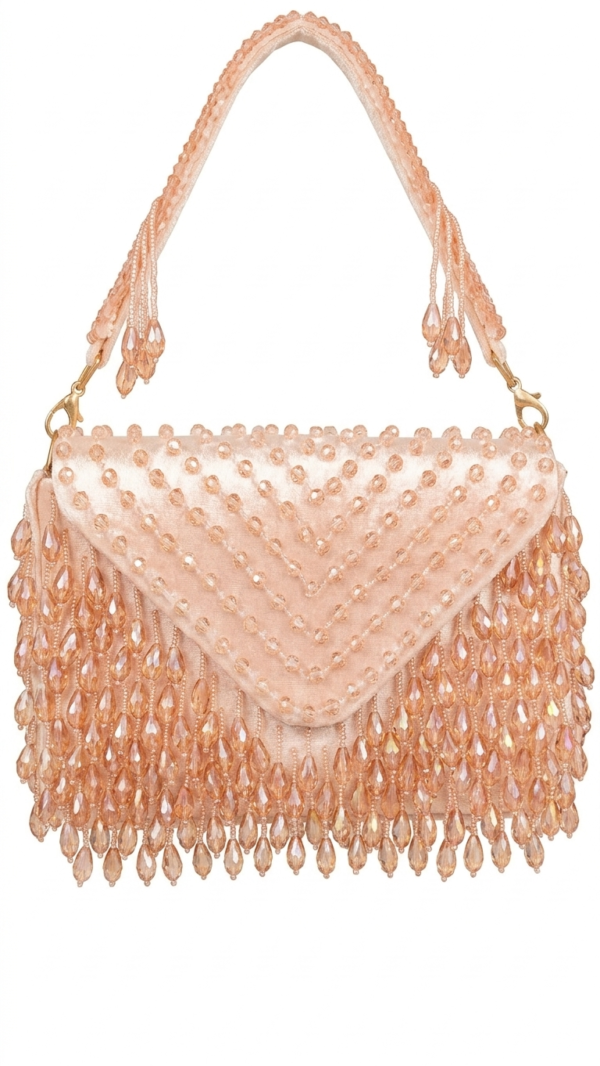 pomelli_photoshoot_image_9_16_0623 (30) Blush Crystal Cascade Clutch