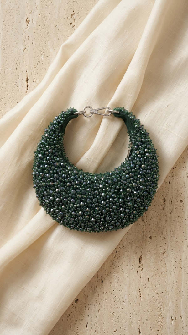 pomelli_photoshoot_image_9_16_0623 (4) Emerald Luxe Crescent Clutch