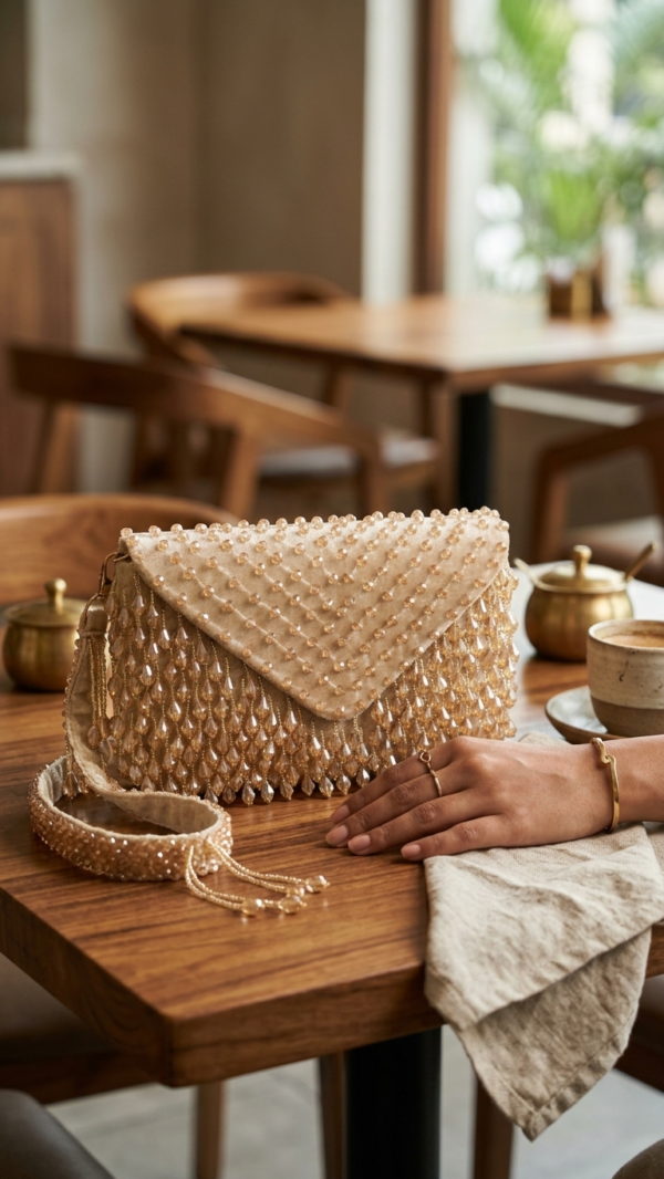pomelli_photoshoot_image_9_16_0623 (42) Crystal Fringe Envelope Clutch