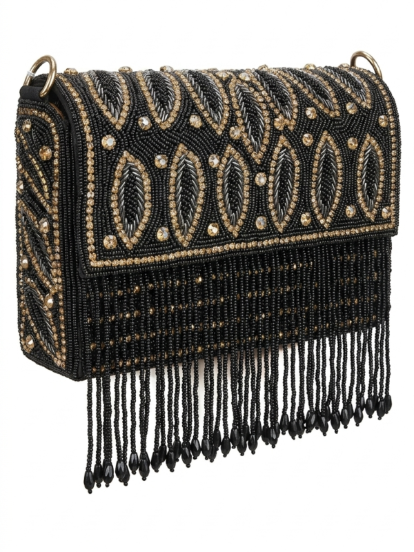 pomelli_photoshoot_image_9_16_0624 (22) Midnight Glam Fringe Clutch