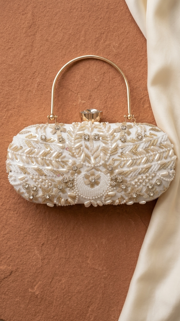 pomelli_photoshoot_image_9_16_0624 (4) Pearl Royale Embellished Clutch