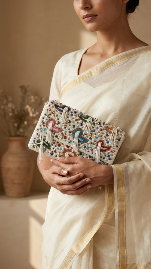 pomelli_photoshoot_image_9_16_0624 (40) Carnival Bloom Beaded Clutch
