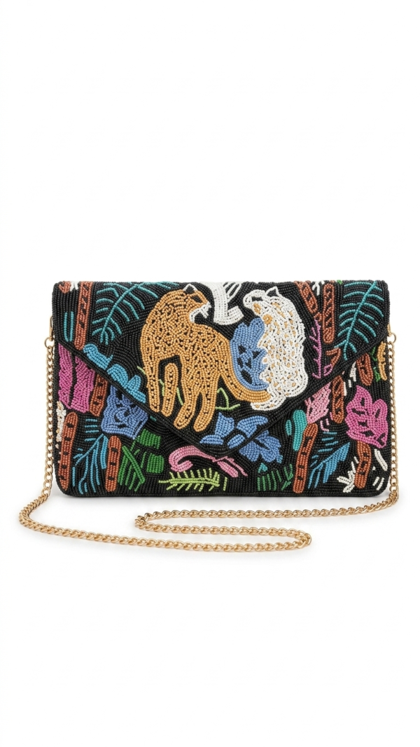 pomelli_photoshoot_image_9_16_0627 (6) Safari Majesty Beaded Clutch Bag