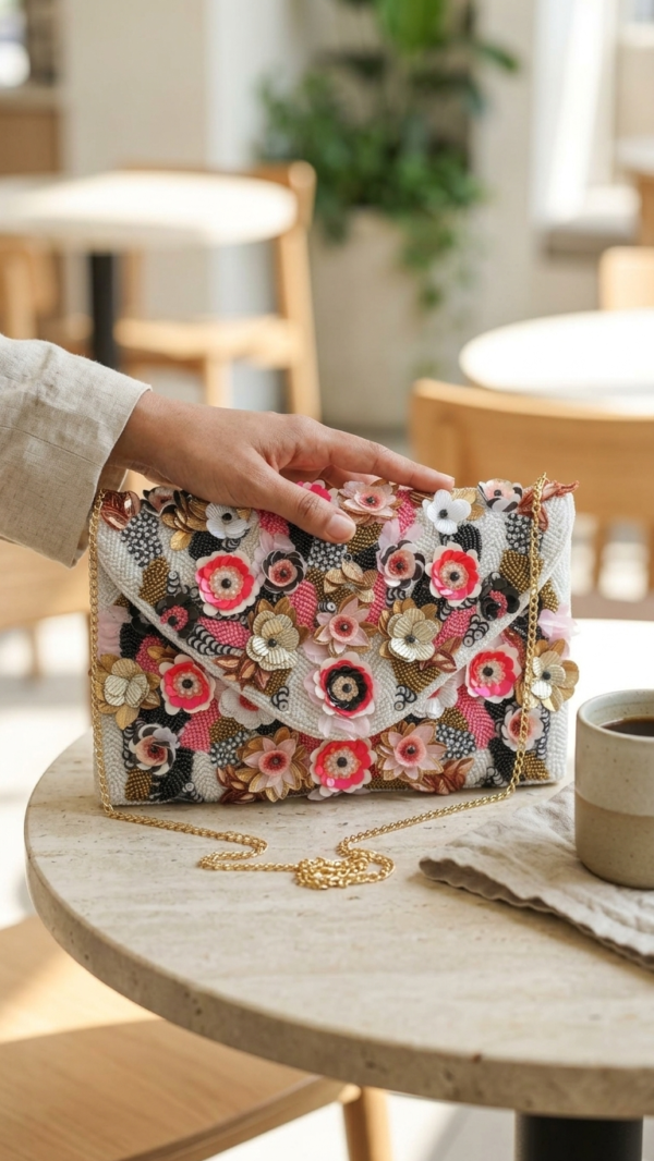 Blossom Royale Clutch Bag