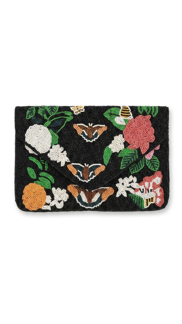 pomelli_photoshoot_image_9_16_0629 (8) Midnight Botanical Beaded Envelope Clutch