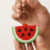 pomelli_photoshoot_image_9_16_0630 (18) Watermelon Slice Beaded Keychain