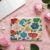 R Bloom Garden Beaded Pouch