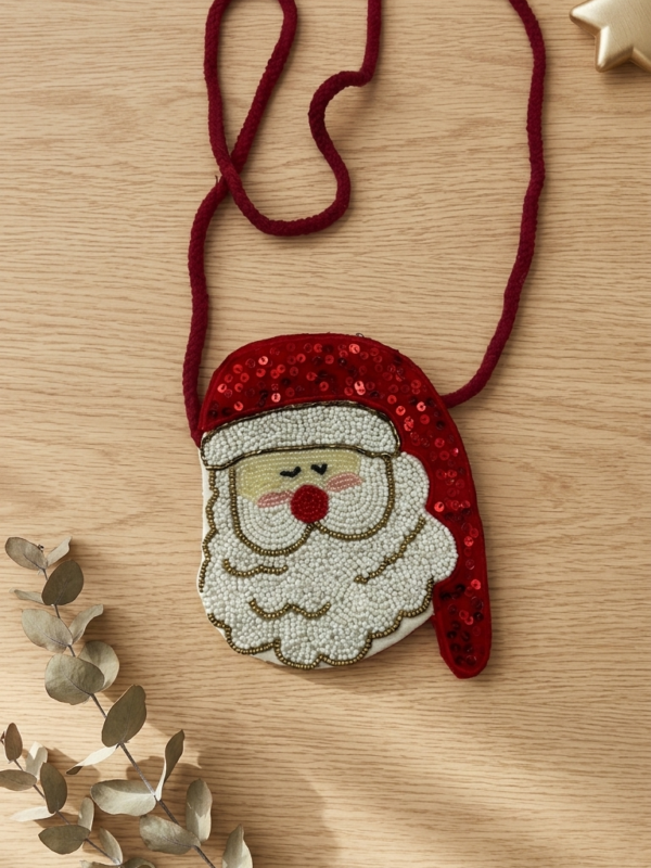 pomelli_photoshoot_image_9_16_0630 Santa Sparkle Zipper Pouch