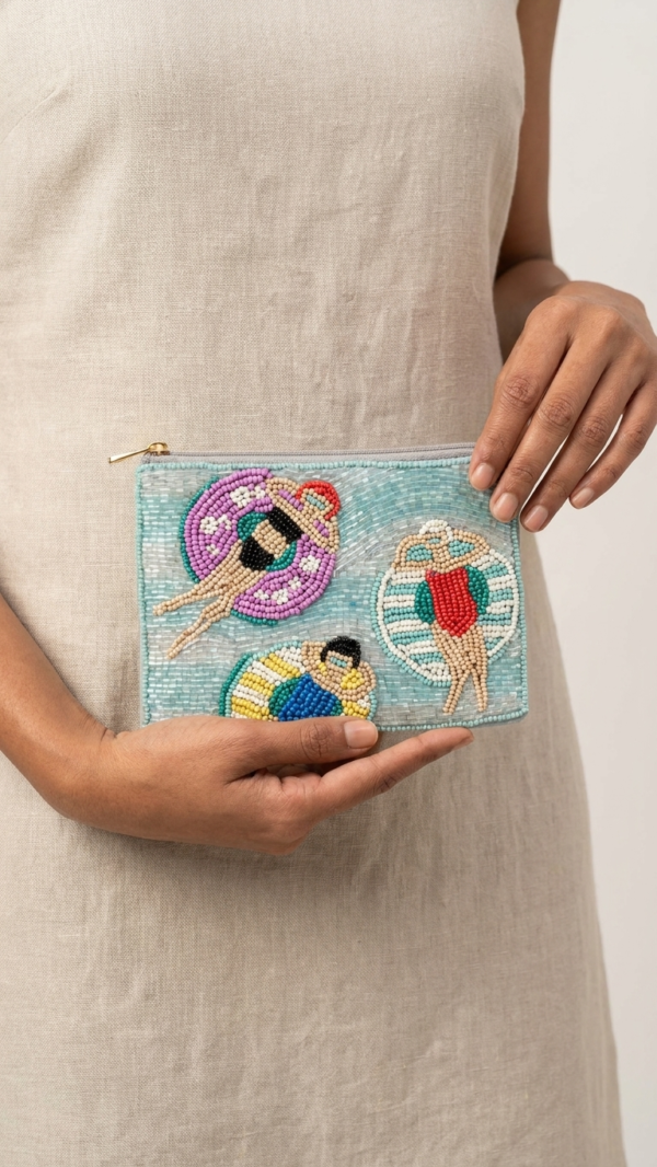 pomelli_photoshoot_image_9_16_0701 (10) Summer Pool Party Beaded Pouch