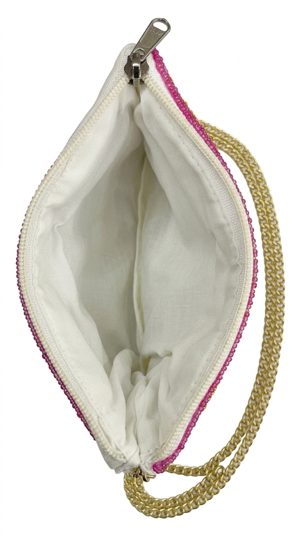 Pop Art Muse Beaded Sling Pouch