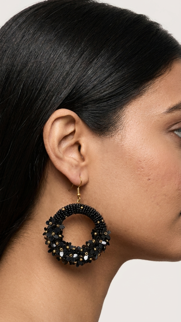 pomelli_photoshoot_image_9_16_0703 (26) Midnight Bloom Hoop Earrings