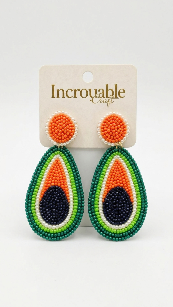 pomelli_photoshoot_image_9_16_0703 (3) Royal Tricolor Beaded Drop Earrings