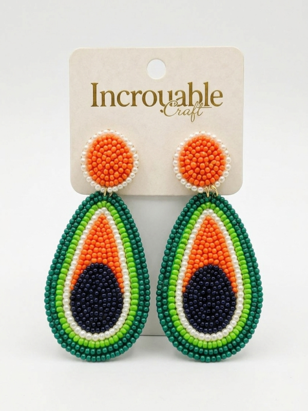 pomelli_photoshoot_image_9_16_0703 (3) Royal Tricolor Beaded Drop Earrings