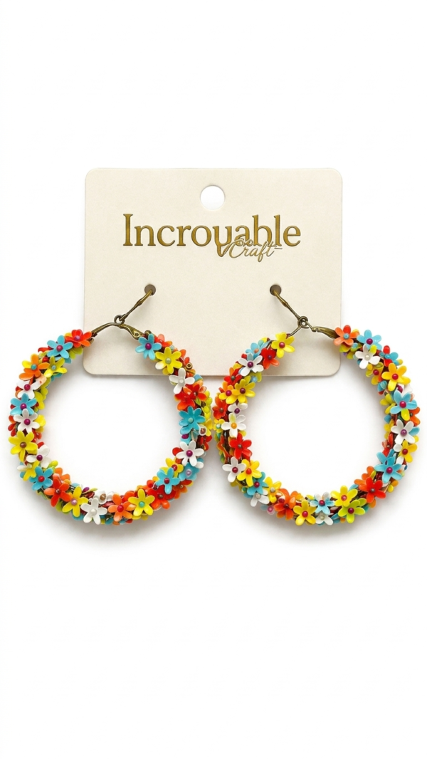 pomelli_photoshoot_image_9_16_0703 (32) Bloom Fiesta Hoop Earrings