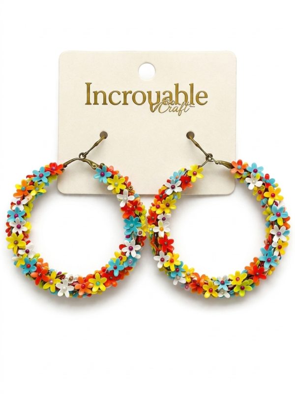 Bloom Fiesta Hoop Earrings