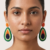 pomelli_photoshoot_image_9_16_0703 (5) Royal Tricolor Beaded Drop Earrings