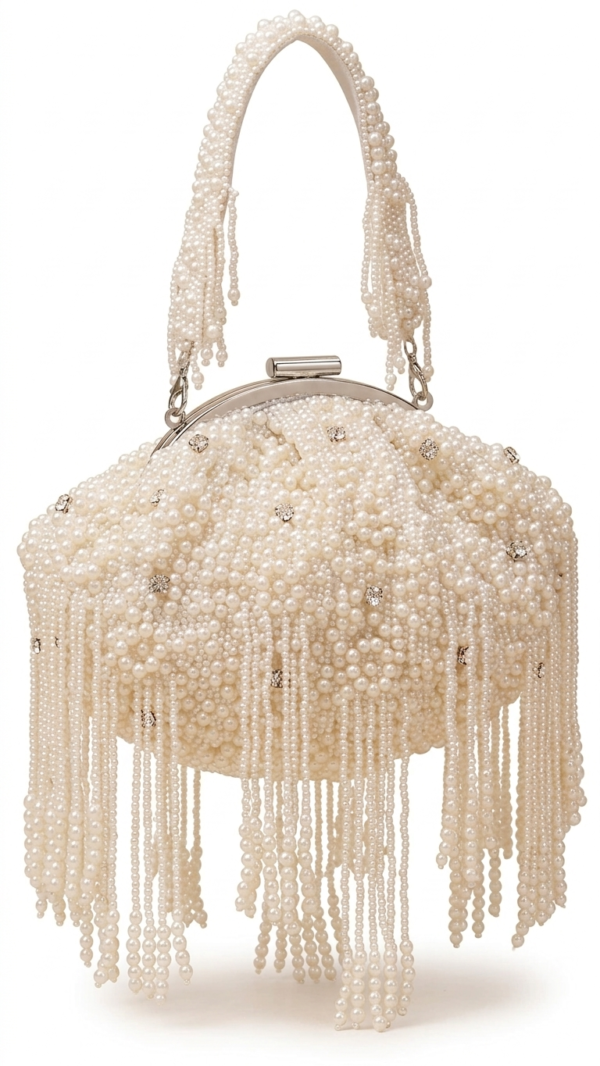 pomelli_photoshoot_image_9_16_0704 (25) Pearl Cascade Fringe Handbag