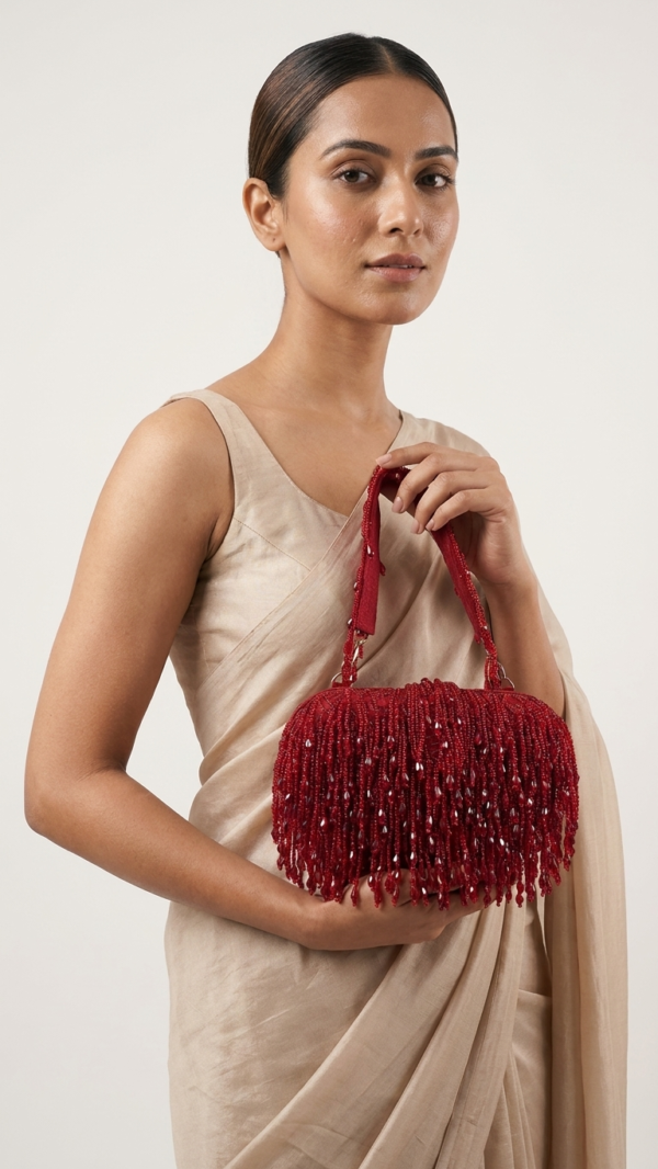 pomelli_photoshoot_image_9_16_0704 (28) Ruby Fringe Glam Handbag