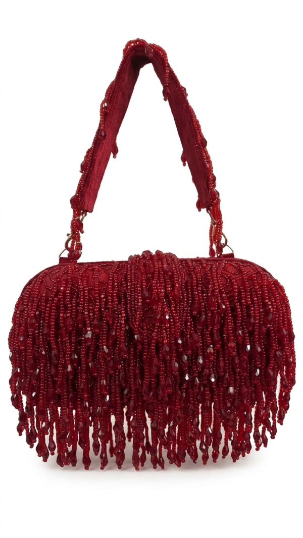 pomelli_photoshoot_image_9_16_0704 (29) Ruby Fringe Glam Handbag