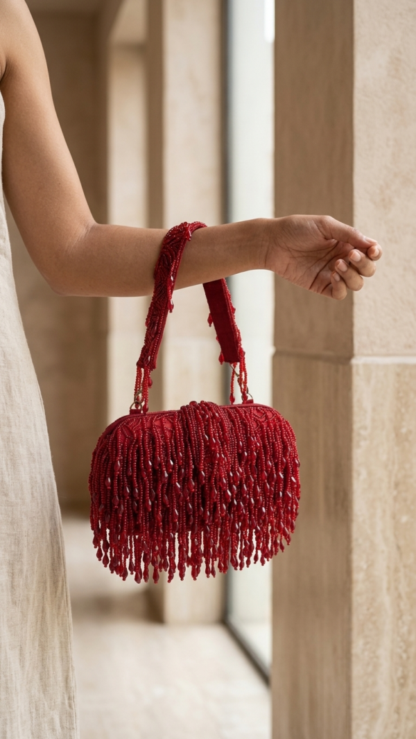 pomelli_photoshoot_image_9_16_0704 (3) Ruby Fringe Glam Handbag