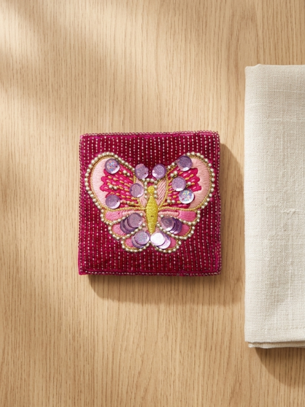 pomelli_photoshoot_image_9_16_0706 (3) Blush Butterfly Embellished Mini Diary