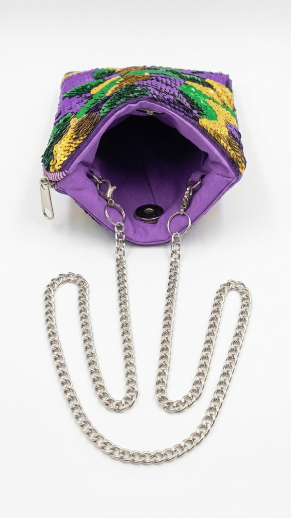 pomelli_photoshoot_image_9_16_0706 Carnival Harlequin Sequin Sling Pouch