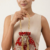 Crimson Blossom Beaded Potli