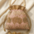 Blush Regal Pearl Embellished Potli