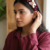 Burgundy Velvet Sequin Bloom Headband