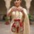 Crimson Blossom Beaded Potli