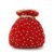 Crimson Blossom Beaded Potli