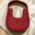 Red Beaded Floral Handbag